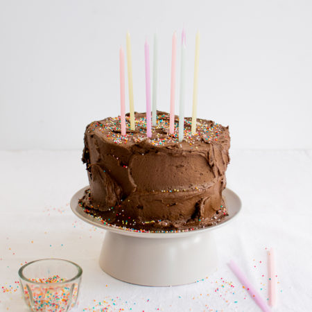 CHOCOLATE BIRTHDAY CAKE