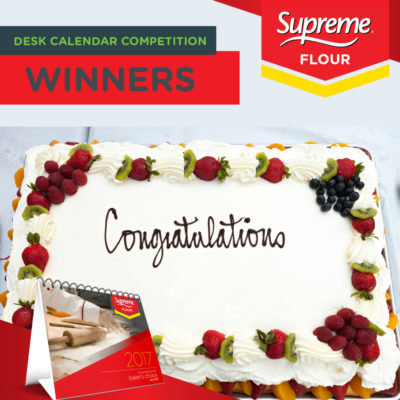 Supreme 2017 Recipe Calendar Competition Winners