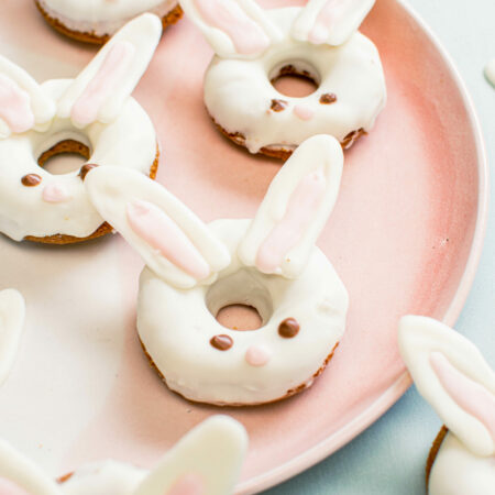 EASTER DONUT WITH BUNNY EARS