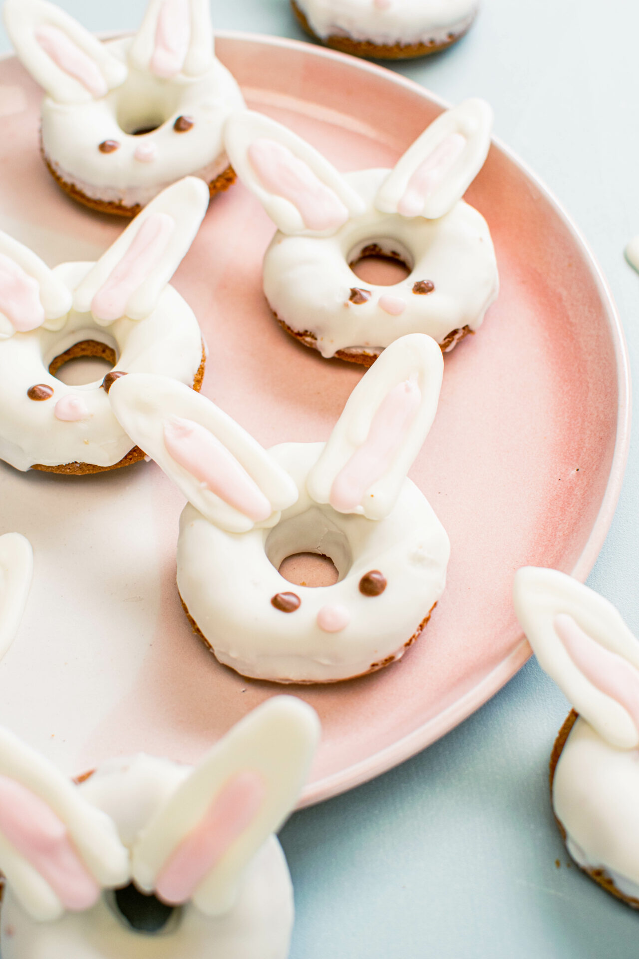 EASTER DONUT WITH BUNNY EARS