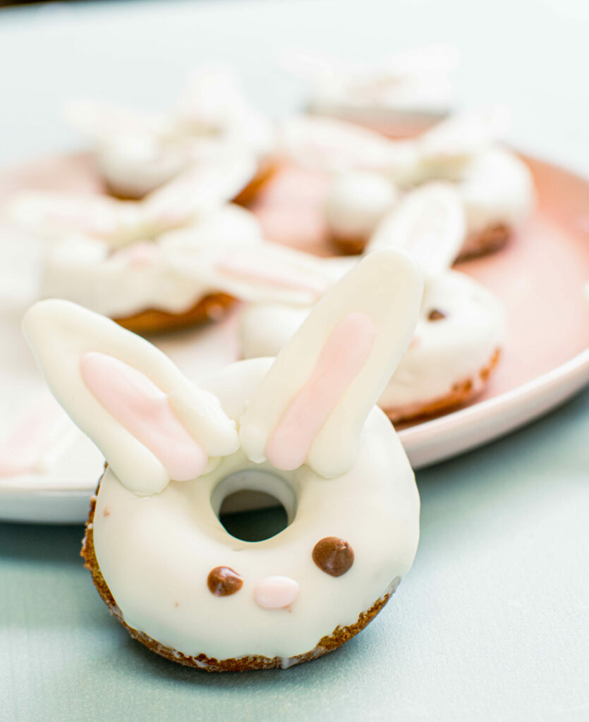 Easter Donut with Bunny Ears