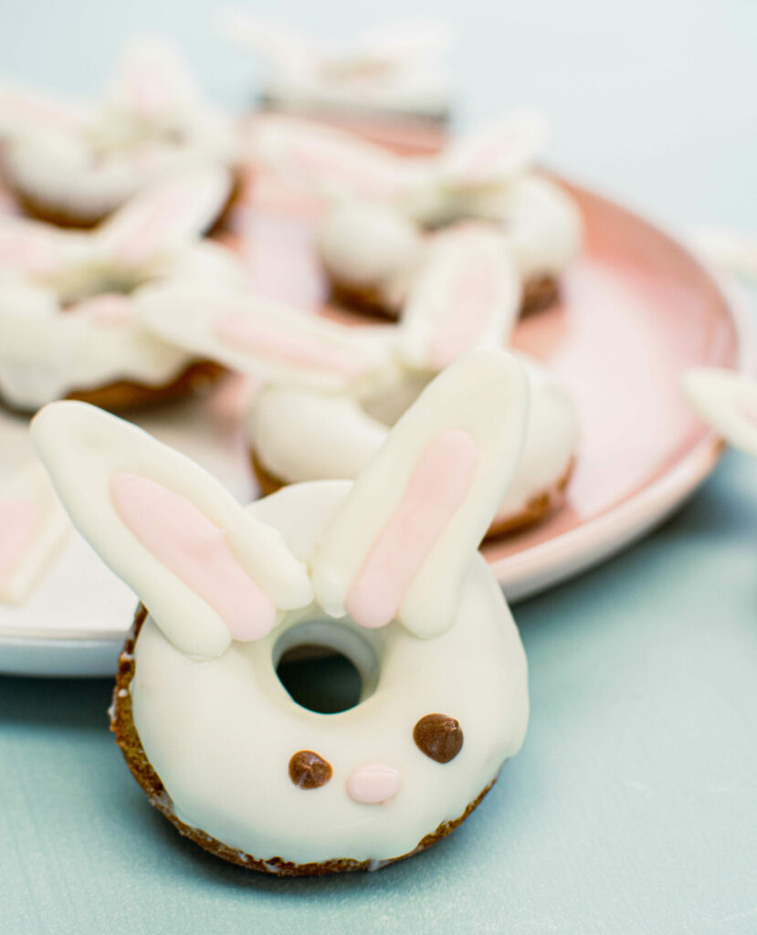 Easter Donut with Bunny Ears